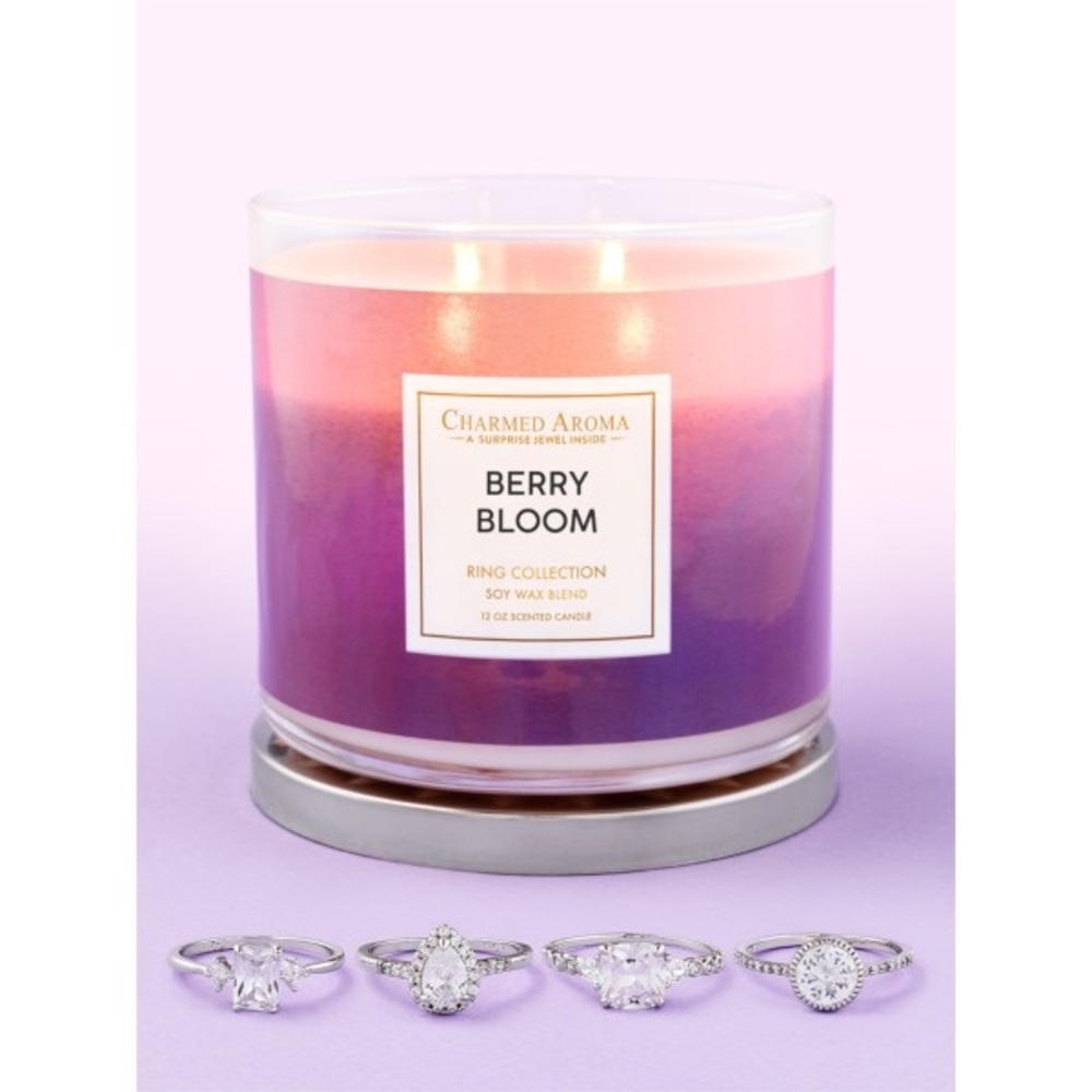 Charmed Aroma Berry Bloom scented ring candle